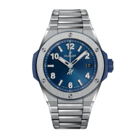 Hublot Big Bang Integrated Time Only Titanium Blue 38mm-Hublot Big Bang Integrated Time Only Titanium Blue - 457.NX.7170.NX