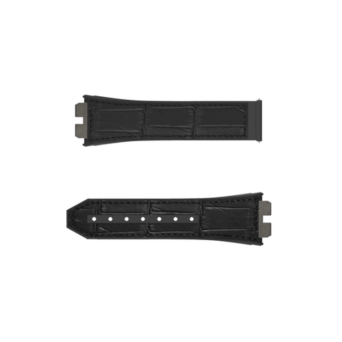 Hublot Black Alligator and Rubber Strap-Hublot Black Alligator and Rubber Strap - LR465.85.80.0000.0000.0000