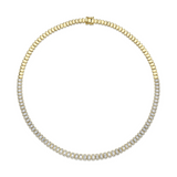 Shy Creation Diamond Baguette Necklace 3.07 CT-Shy Creation Diamond Baguette Necklace 3.07 CT - SC55028122RDZ17