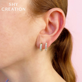 Shy Creation Diamond Huggie Earrings 0.92 CT-Shy Creation Diamond Huggie Earrings 0.92 CT - SC55023230V2