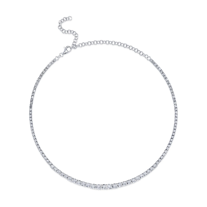 Shy Creation Diamond Tennis Necklace 2.49 CT-Shy Creation Diamond Tennis Necklace 2.49 CT - SC55005140V7