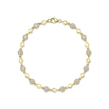 Shy Creation Diamond Geo Cut Bracelet 0.78 CT-Shy Creation Diamond Geo Cut Bracelet 0.78 CT - SC55027215