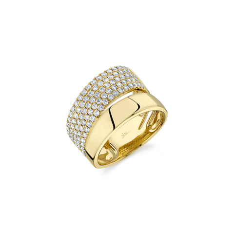 Shy Creation Diamond Pave Ring 1.03 CT-Shy Creation Diamond Pave Ring 1.03 CT - SC55023031