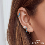 Shy Creation Diamond Starburst Stud Earrings 0.24 CT-Shy Creation Diamond Starburst Stud Earrings 0.24 CT - SC55004892