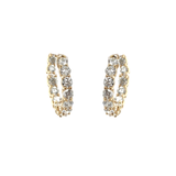 A Link Diamond Hoop Earrings-A Link Diamond Hoop Earrings AEL40504CS-YQJ00