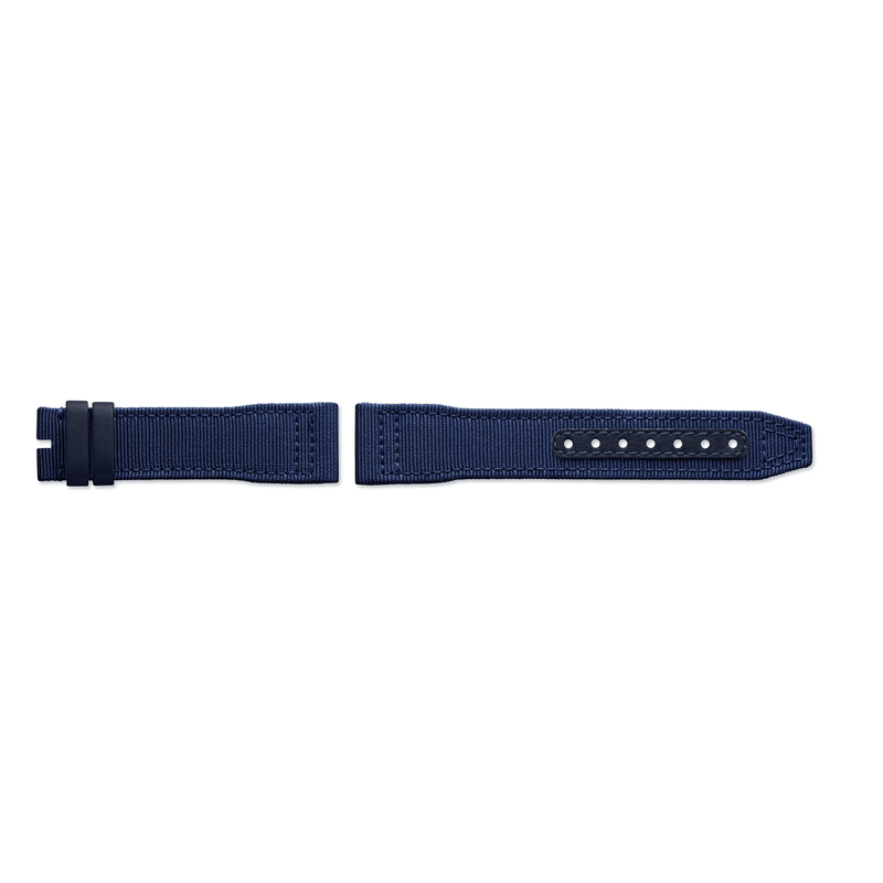 IWC Schaffhausen Blue Polyester Strap 20/18 QR-IWC Schaffhausen Blue Polyester Strap 20/18 QR - MXE0L9H2