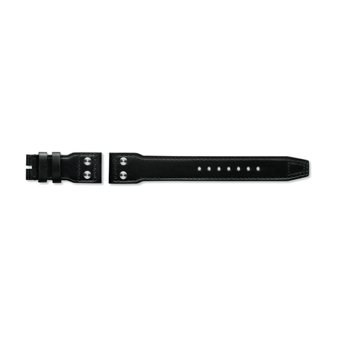 IWC Schaffhausen Calf Leather Strap Black with Rivets 22/18-IWC Schaffhausen Calf Leather Strap Black with Rivets 22/18 - IWA05997