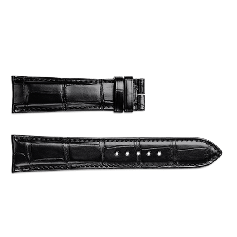 Jaeger-LeCoultre Alligator Leather Black 20/16mm-Jaeger - LeCoultre Alligator Leather Black 20/16mm - QC21A76Z