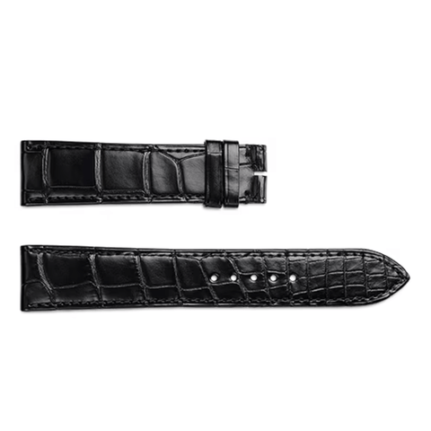 Jaeger-LeCoultre Alligator Leather Black 20/18-Jaeger - LeCoultre Alligator Leather Black 20/18 - QC15A872