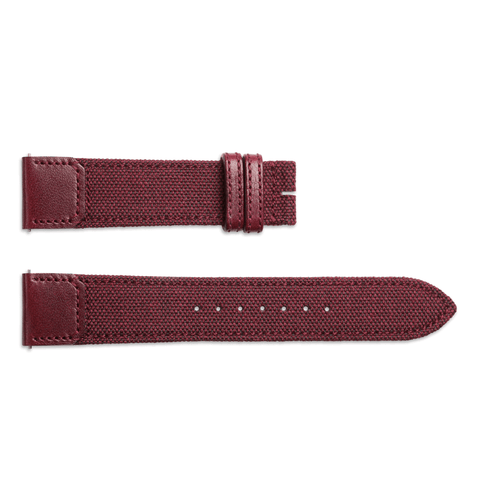 Jaeger-LeCoultre Fagliano Strap Bordeaux 20/18mm-Jaeger - LeCoultre Fagliano Strap Bordeaux 20/18mm - QC35A842