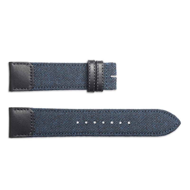 Jaeger LeCoultre Navy Blue Fagliano Strap 22/20mm-Jaeger LeCoultre Navy Blue Fagliano Strap 22/20mm - QC35CFF2