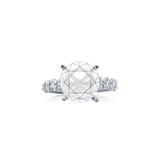 JB Star Platinum Diamond Mounting Ring Set-JB Star Platinum Diamond Mounting Ring Set - 7401/104 - 105