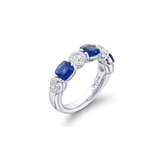 JB Star Sapphire Diamond Ring-JB Star Sapphire Diamond Ring - 2621/038