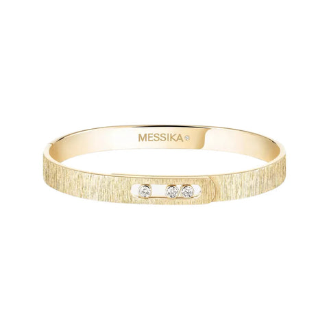 Messika Move Noa Ciselé Bangle-Messika Move Noa Ciselé Bangle - 14481-YG