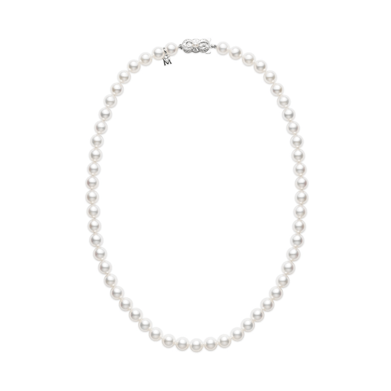 Mikimoto Akoya Cultured Pearl Choker-Mikimoto Akoya Cultured Pearl Choker - U55116W