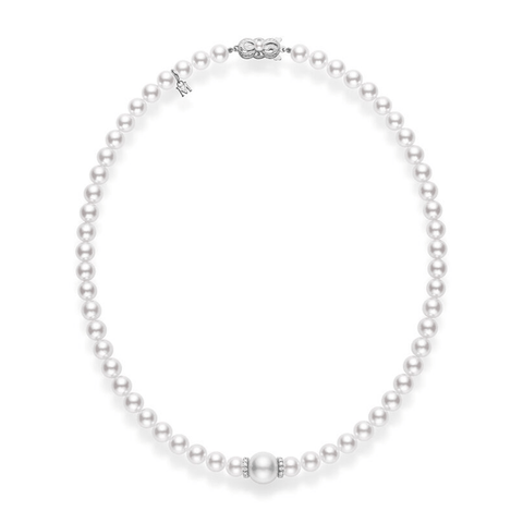 Mikimoto Fusion Akoya & White South Sea Cultured Pearl Necklace-Mikimoto Fusion Akoya & White South Sea Cultured Pearl Necklace - MZP10271ZDXW