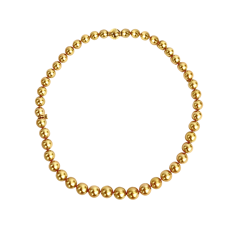 Mikimoto Golden South Sea Pearl Strand Necklace-Mikimoto Golden South Sea Pearl Strand Necklace - MNS10516GSX04719