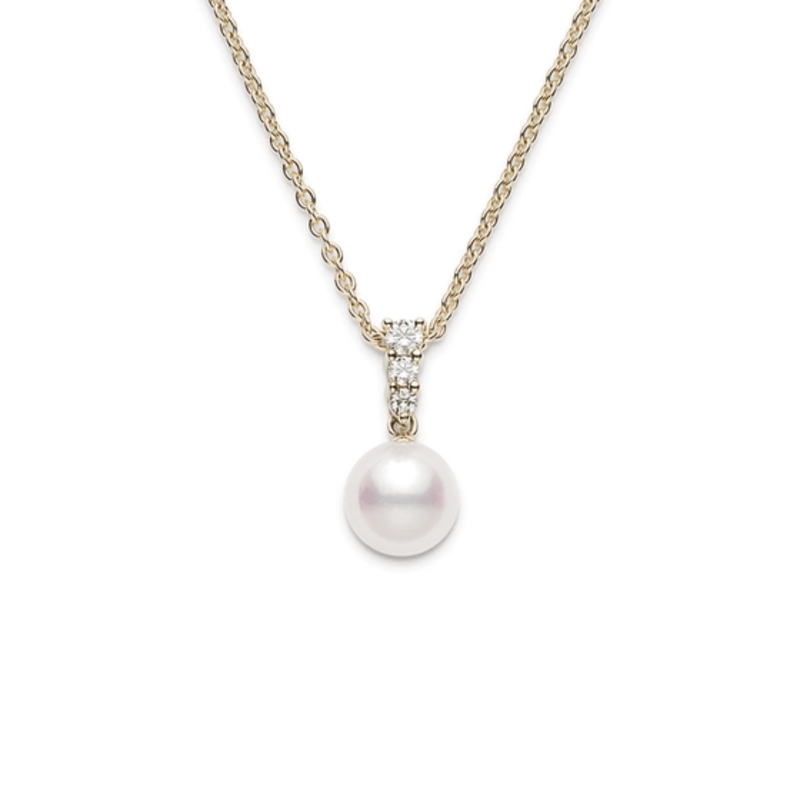 Mikimoto Morning Dew Akoya Cultured Pearl Pendant-Mikimoto Morning Dew Akoya Cultured Pearl Pendant - MPA10395ADXK