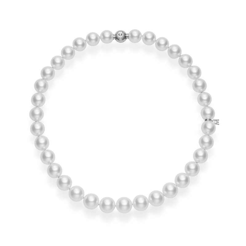 Mikimoto White South Sea Cultured Pearl Necklace-Mikimoto White South Sea Cultured Pearl Necklace MZP10282NDXW0003