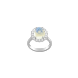 Moonstone Diamond Ring-Moonstone Diamond Ring ORSPK00265