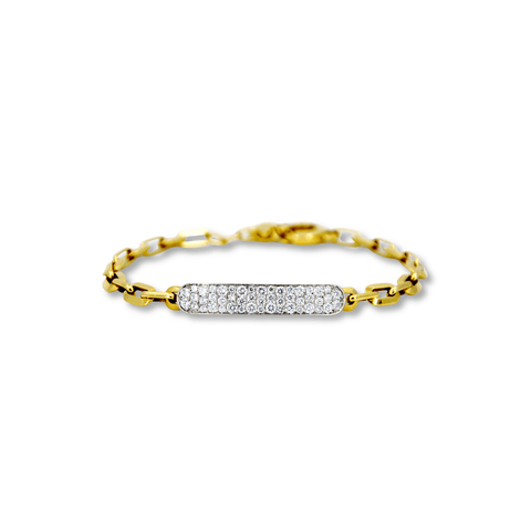 Norman Covan Diamond Link Bracelet-Norman Covan Diamond Link Bracelet NCB1947