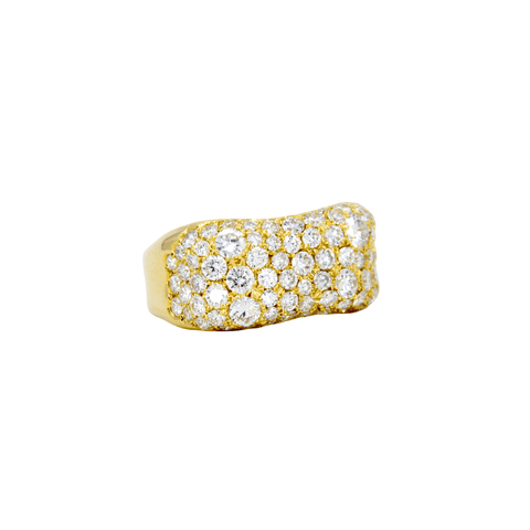 Norman Covan Pavé Diamond Ring-Norman Covan Pavé Diamond Ring - NCR2647-YG