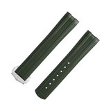 Omega Seamaster Diver 300m Green Rubber Strap (Strap Only) 20/18mm-Omega Seamaster Diver 300m Green Rubber Strap (Strap Only) 20/18mm - 032Z017213
