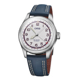 Oris Big Crown Hank Aaron Limited Edition-Oris Big Crown Hank Aaron Limited Edition in a 40mm stainless steel case with white dial on leather strap, featuring a date display and automatic movement with up to 38 hours of power reserve. Limited to 2297 pieces. Comes with special box.