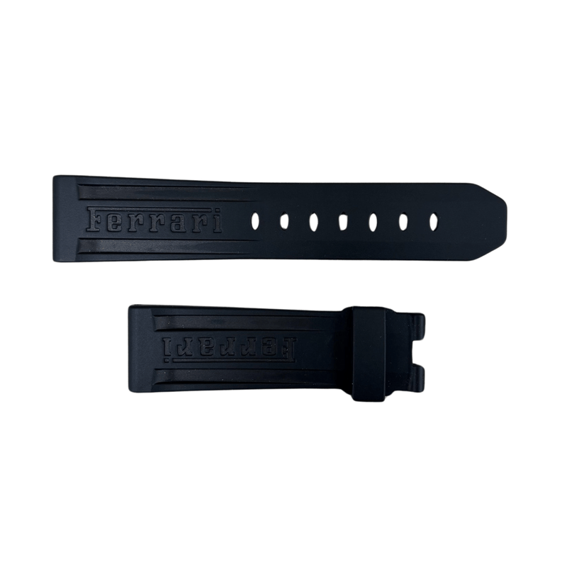 Panerai Black Rubber Strap Ferrari 22/20mm-Panerai Black Rubber Strap Ferrari 22/20mm - MX004ZZM