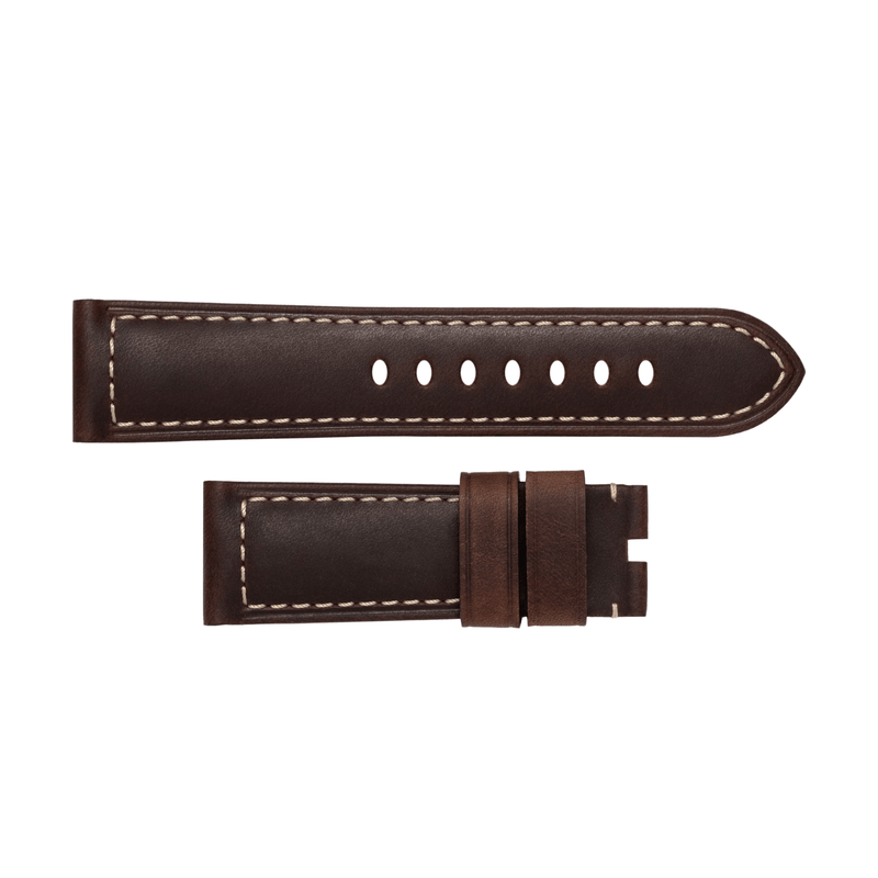 Panerai Calf Leather Dark Brown Strap 22/20mm QR-Panerai Calf Leather Dark Brown Strap 22/20mm QR - MXE0QK79
