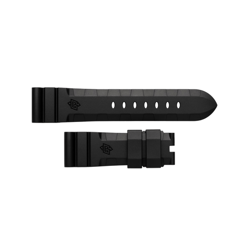 Panerai Caoutchouc Black 24/22mm-Panerai Caoutchouc Black 24/22mm - MXE0L6VS