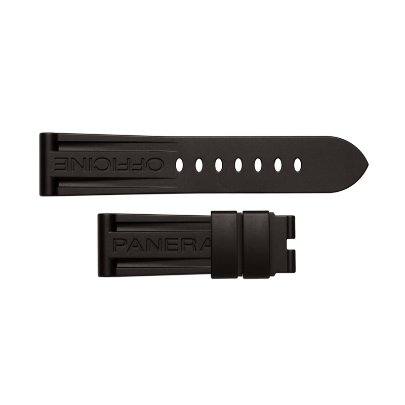 Panerai Caoutchouc Dark Brown 24/22mm-Panerai Caoutchouc Dark Brown 24/22mm - MX00888P