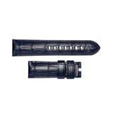 Panerai Dark Blue Alligator Strap 22/20mm-Panerai Dark Blue Alligator Strap 22/20mm - MXE0J267