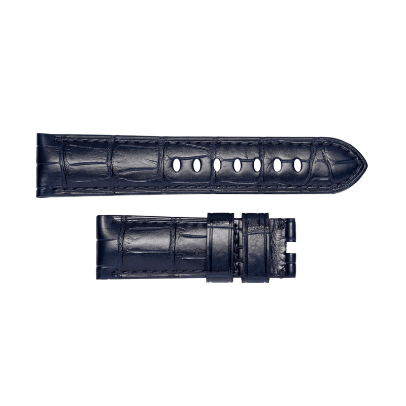 Panerai Dark Blue Alligator Strap 22/20mm QR-Panerai Dark Blue Alligator Strap 22/20mm QR - MXE0JLP8