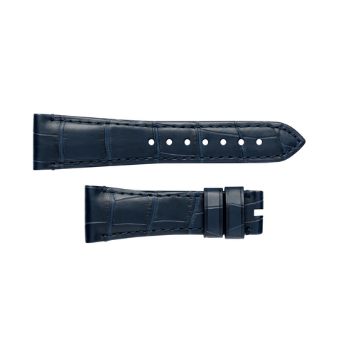 Panerai Dark Blue Alligator Strap 24/18mm-Panerai Dark Blue Alligator Strap 24/18mm - MXE0KSRT