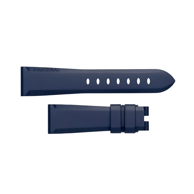 Panerai Dark Blue Rubber Strap 20/18mm QR-Panerai Dark Blue Rubber Strap 20/18mm QR - MXE0PLWX