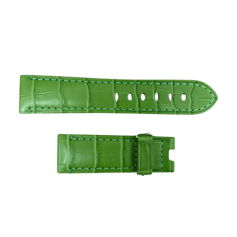 Panerai Green Tone on Tone Alligator Strap 22/20mm-Panerai Green Tone on Tone Alligator Strap 22/20mm - MXE04WM2