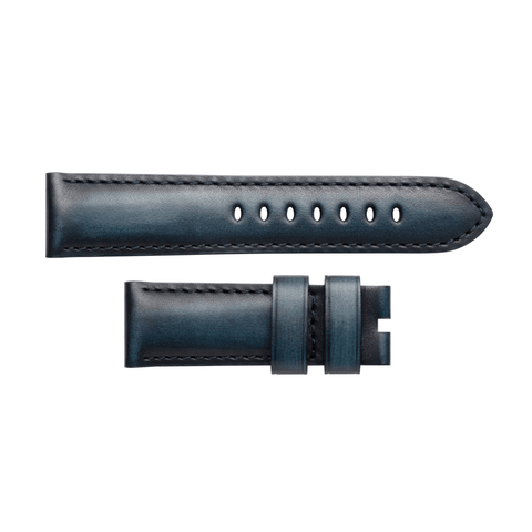 Panerai Patina Blue Calf Strap 24/22mm-Panerai Patina Blue Calf Strap 24/22mm - MXE0DJZK