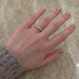 Pave Diamond Halfway Ring-Pave Diamond Halfway Ring - DRTIJ03677