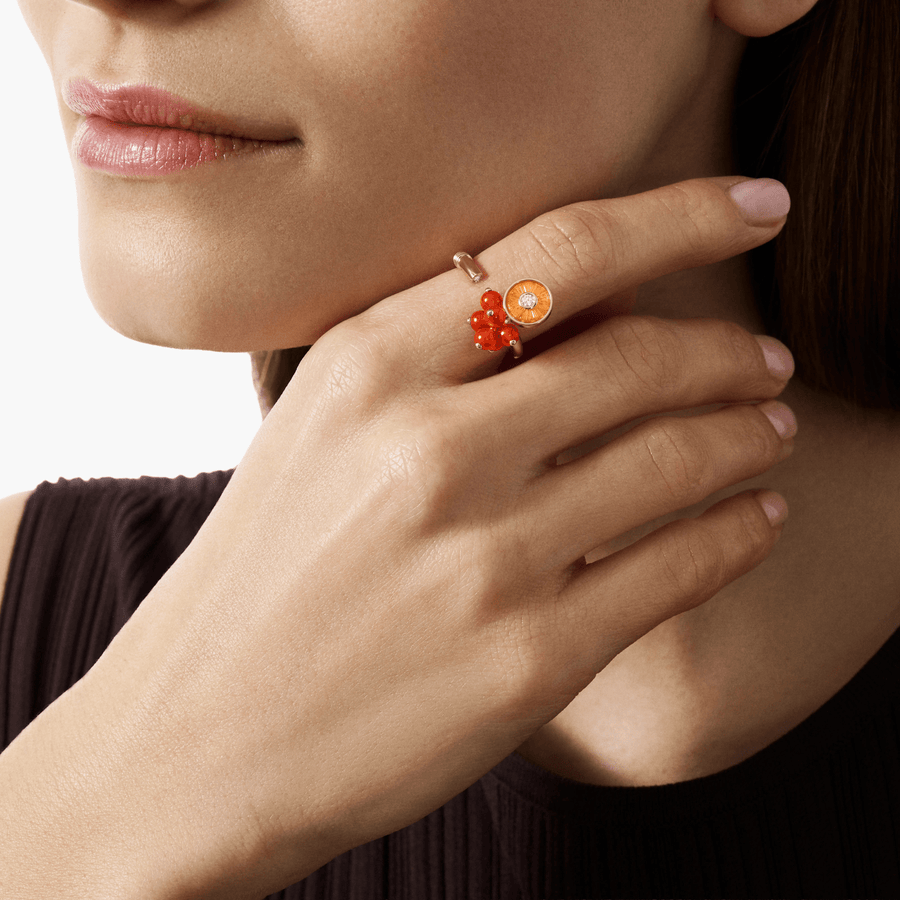 Piaget Cocktail "Sparkling Yuzu" Ring - G34C1954