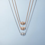 Piaget Decor Palace Possession Pendant-Possession "Decor Palace" pendant in 18K rose gold set with one Possession-set brilliant-cut diamond (approx. 0.09 ct).