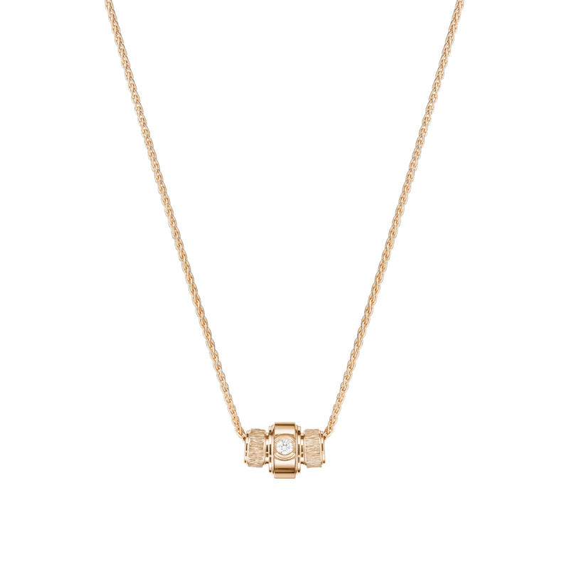 Piaget Decor Palace Possession Pendant-Possession "Decor Palace" pendant in 18K rose gold set with one Possession-set brilliant-cut diamond (approx. 0.09 ct).