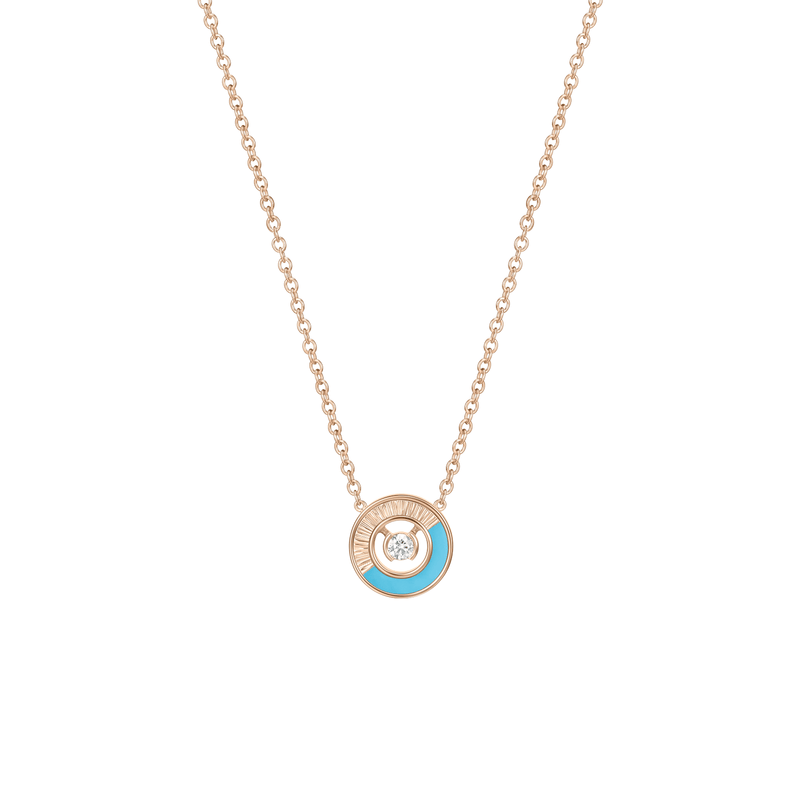Piaget Possession Turquoise Diamond Pendant-Piaget Possession Turquoise Diamond Pendant G33PM200