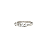 Platinum 5-Stone Diamond Band-Platinum 5 - Stone Diamond Band - 2501039