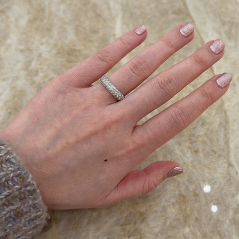 Platinum Diamond Eternity Band-Platinum Diamond Eternity Band - DRGUM00562