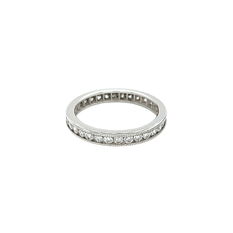 Platinum Eternity Diamond Band-Platinum Eternity Diamond Band - DRARM00323