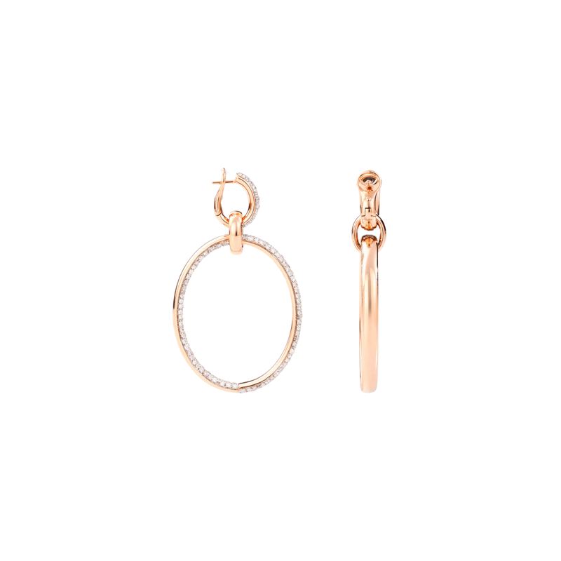 Pomellato Iconica Earrings-Pomellato Iconica Earrings - POC2063 - O7WHR - DB000