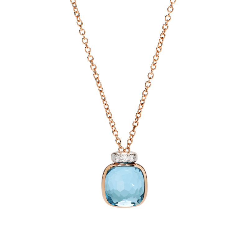 Pomellato Nudo Mini Necklace with Pendant-Pomellato Nudo Mini Necklace with Pendant - PCC5020 - O6WHR - DB0YY
