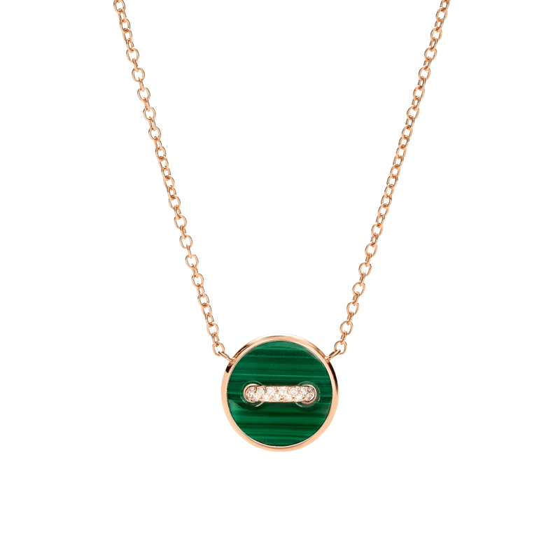 Pomellato Pom Pom Dot Reversible Necklace with Pendant-Pomellato Pom Pom Dot Reversible Necklace with Pendant - PCC4030 - O7000 - DB0MY