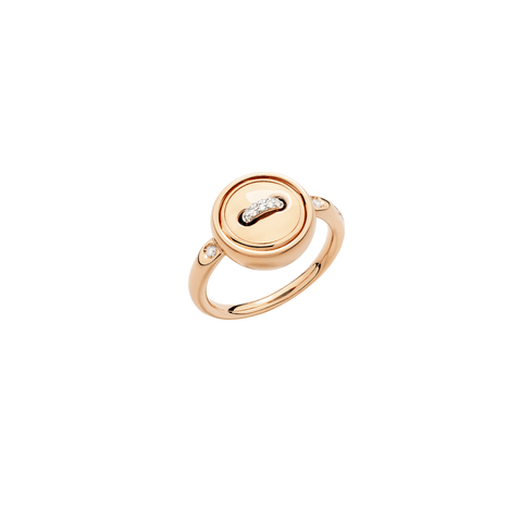 Pomellato Pom Pom Dot Reversible Ring-Pomellato Pom Pom Dot Reversible Ring - PAC5031 - O7WHR - DB0TU